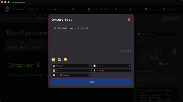 Compose Posts